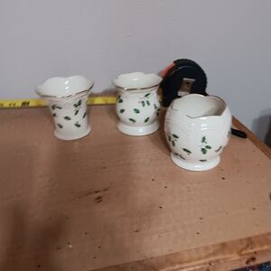 3 matching lenox Christmas tree bowls